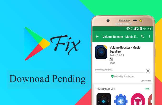 play store keeps saying download pending
